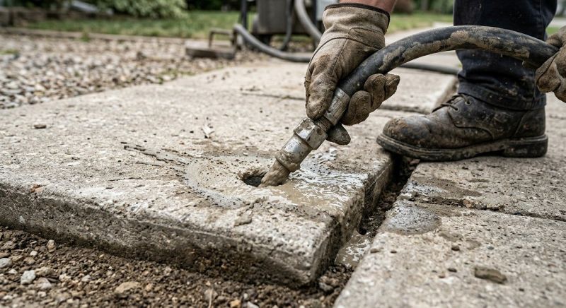 Concrete Mudjacking in Des Moines, IA