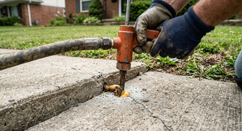 Concrete Slab Jacking in Des Moines, IA