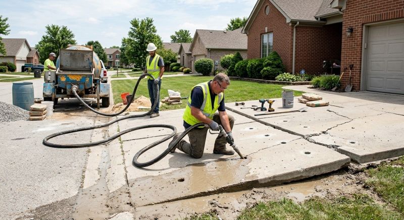 Driveway Slab Lifting in Denver, CO