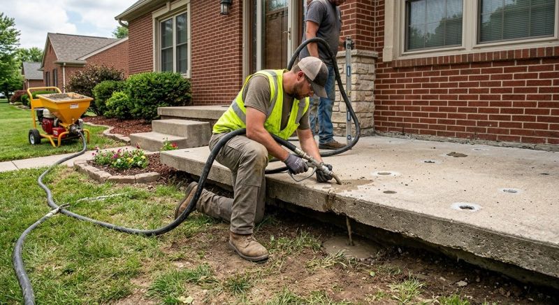 Patio Mudjacking in San Antonio, TX
