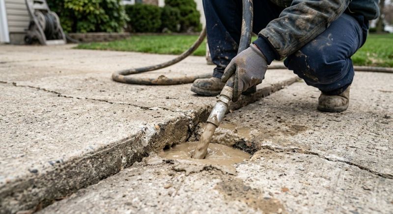 Sunken Driveway Lifting in Miami Dade County, FL