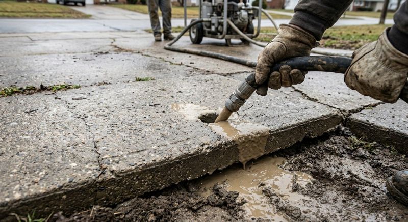 Sunken Slab Repair in Columbus, OH